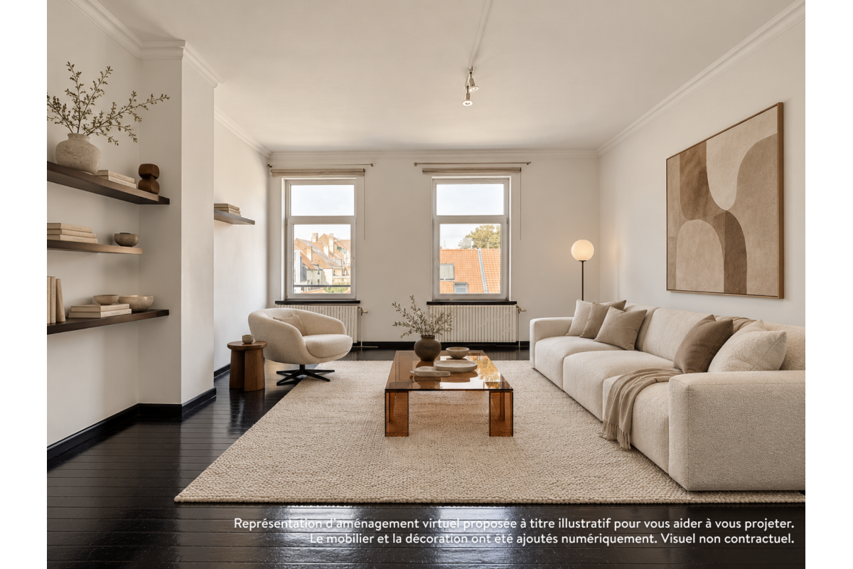 Duplex à vendre à Ixelles 1050 385000.00€ 1 chambres 76.00m² - annonce 816573