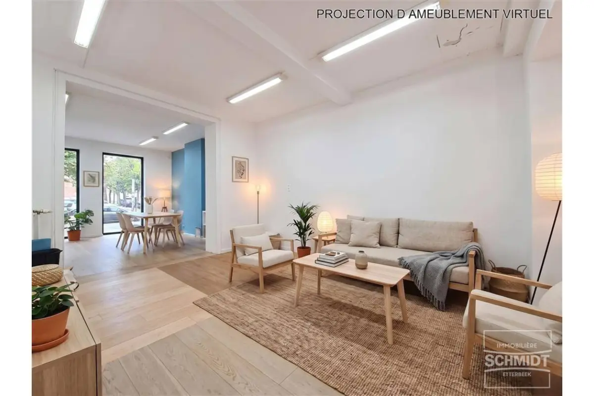 Rez-de-chaussée à  à Etterbeek 1040 250000.00€ 1 chambres 70.00m² - annonce 817665