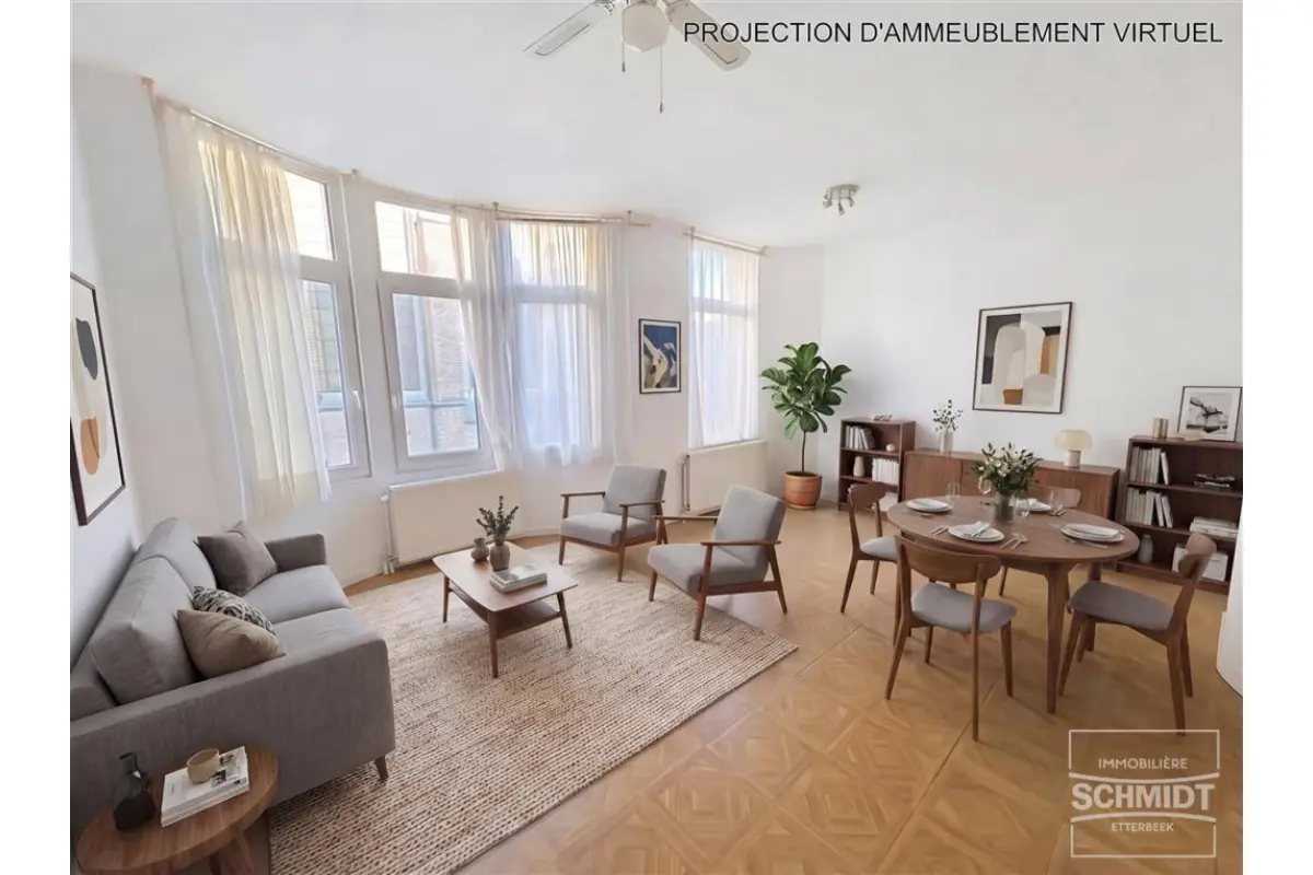 Appartement à vendre à Etterbeek 1040 320000.00€ 2 chambres 80.00m² - annonce 822442