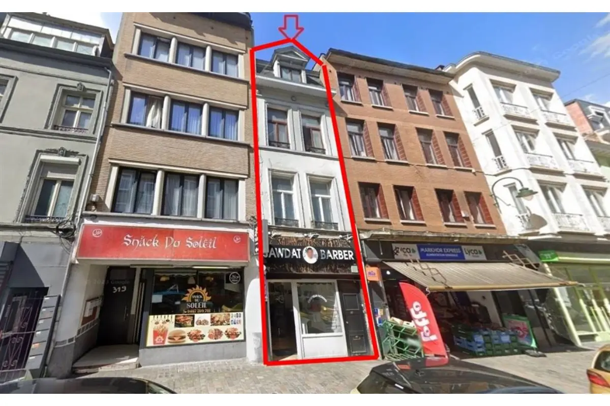 Immeuble de rapport - Immeuble à appartement à vendre à Bruxelles 1000 495000.00€ 8 chambres 350.00m² - annonce 827484