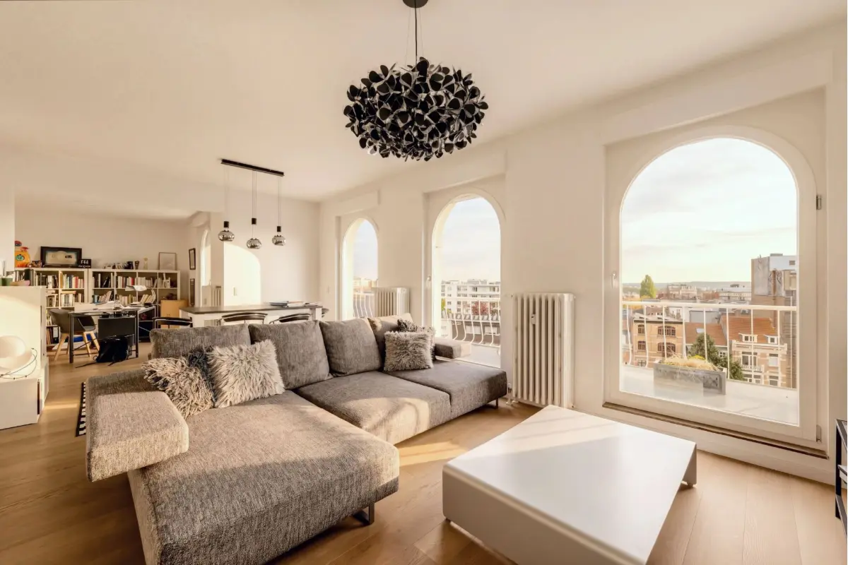 Penthouse te  koop in Elsene 1050 695000.00€ 2 slaapkamers 146.00m² - Zoekertje 827658