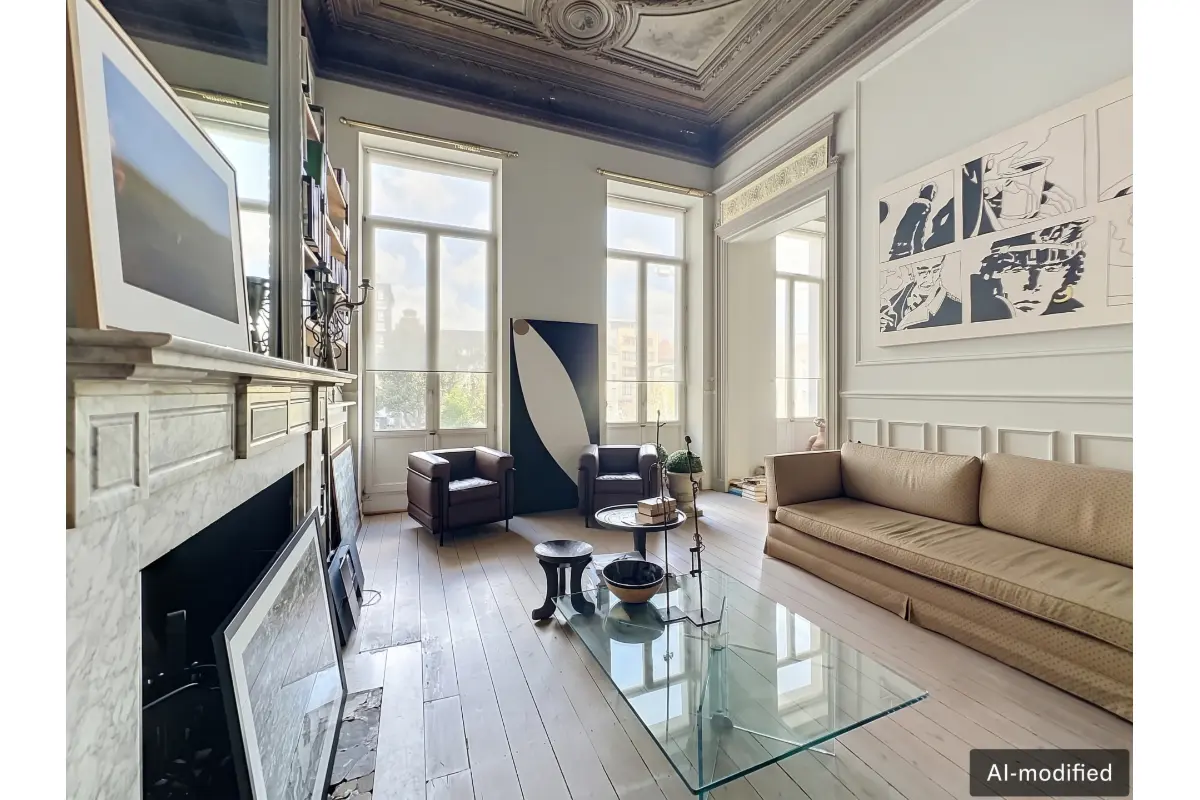 Appartement te  koop in Brussel 1000 465000.00€ 1 slaapkamers 110.00m² - Zoekertje 828238