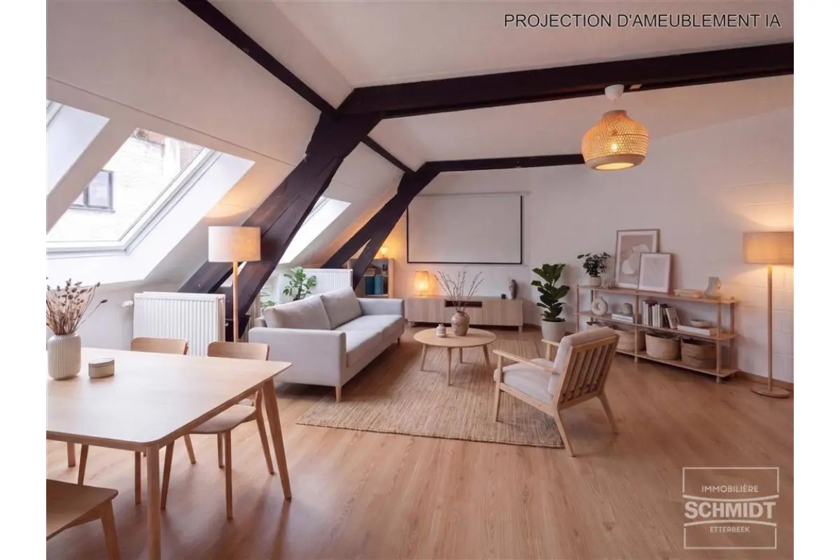 Appartement à louer à Saint-Gilles 1060 1150.00€ 1 chambres 102.00m² - annonce 828410