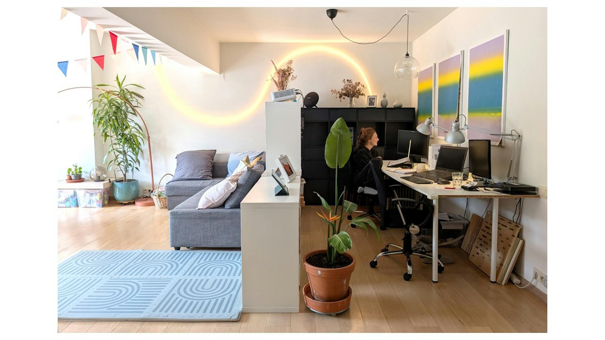 Appartement te  huur in Ukkel 1180 1650.00€ 2 slaapkamers 105.00m² - Zoekertje 829287