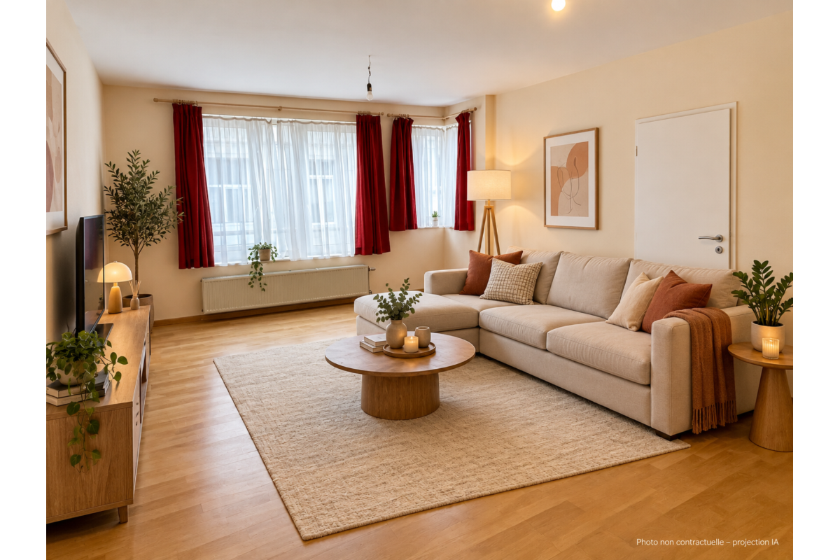 Appartement te  huur in Vorst 1190 1250.00€ 2 slaapkamers 90.00m² - Zoekertje 829244