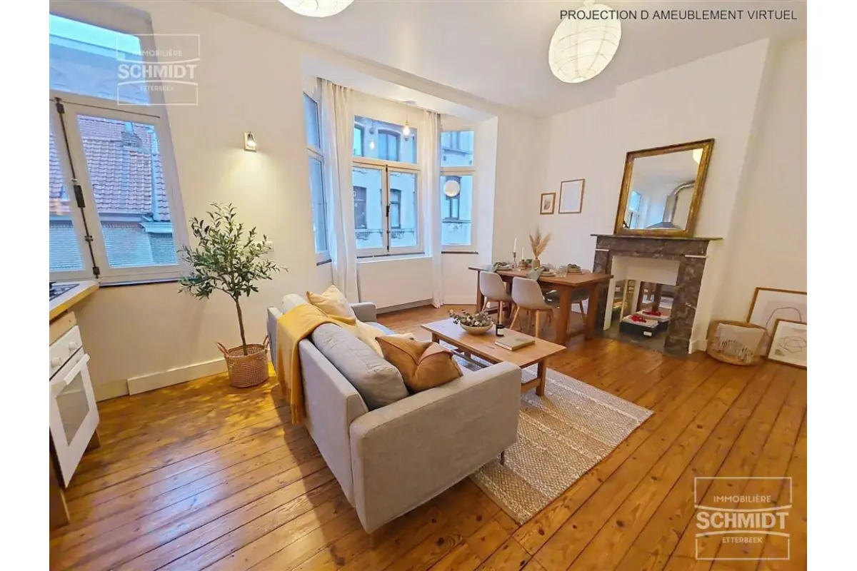 Appartement à  à Ixelles 1050 950.00€ 1 chambres 46.00m² - annonce 830607