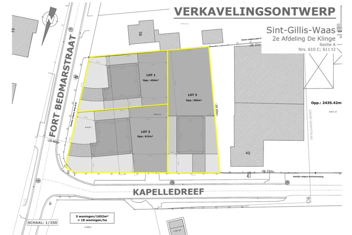 Terrain à vendre à De Klinge 9170 159000.00€  chambres m² - annonce 830421