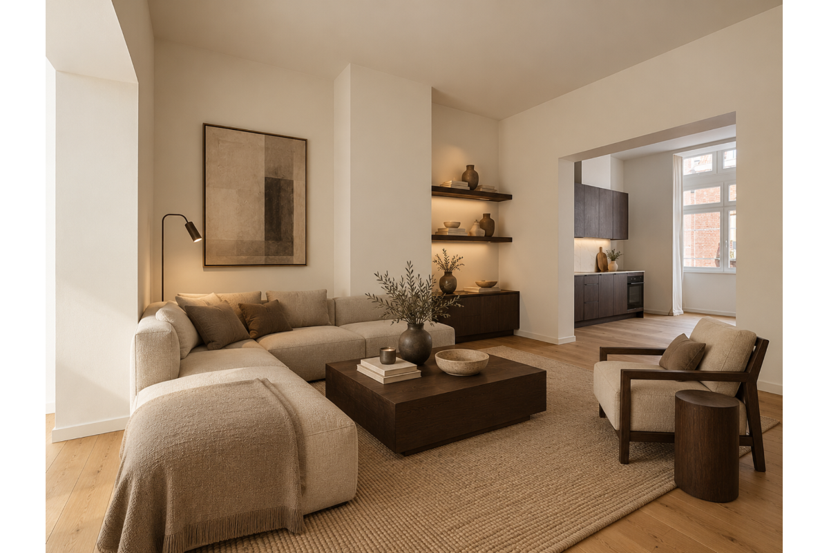 Appartement te  koop in Brussel 1000 320000.00€ 1 slaapkamers 64.00m² - Zoekertje 830352