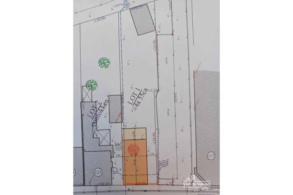 Terrain à vendre à Denderleeuw 9470 89000.00€  chambres m² - annonce 830378