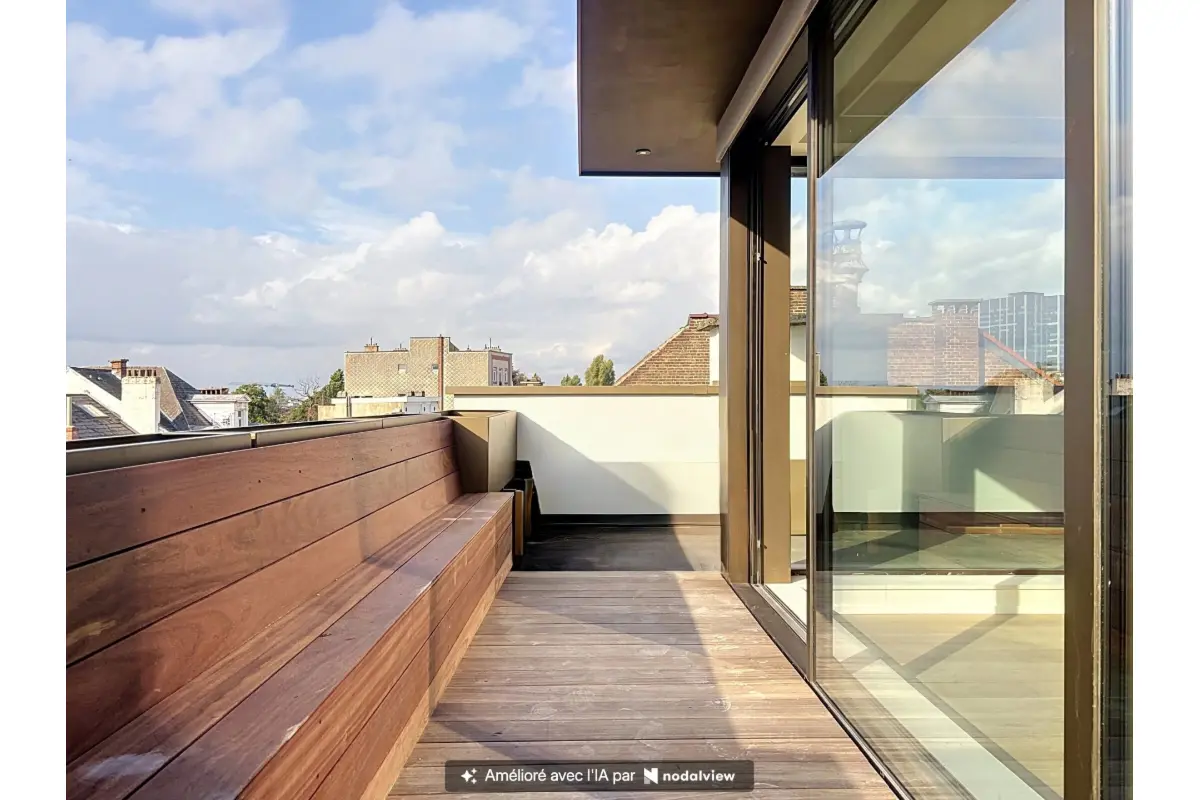 Penthouse te  huur in Elsene 1050 3300.00€ 3 slaapkamers 177.00m² - Zoekertje 832717