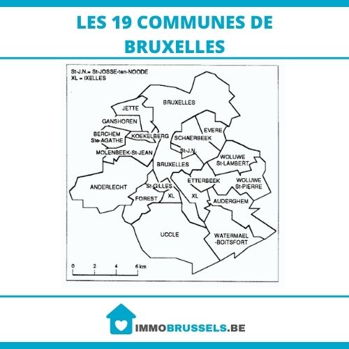 Les 19 communes de Bruxelles