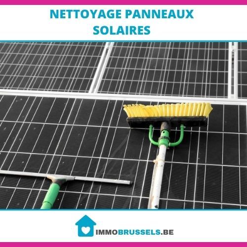 nettoyage panneaux solaires