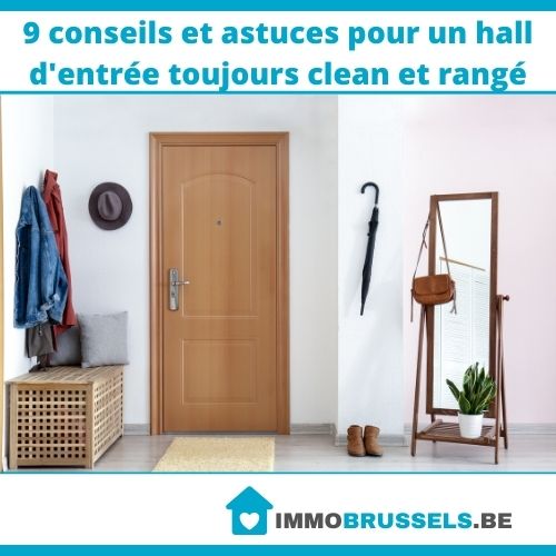 9 conseils et astuces pour un hall d'entrée toujours clean et rangé